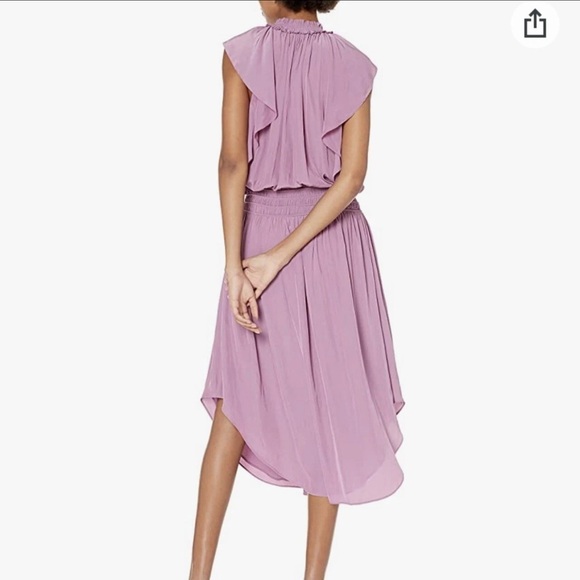 Ramy Brook Dresses & Skirts - Ramy Brook Women's Wren Flutter
Sleeve Midi Copper Dress Sz S/P